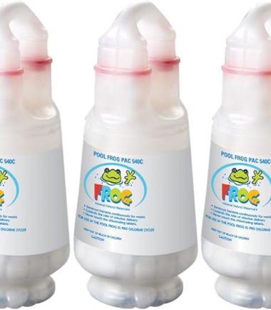 FROG Pac 540C Replacement Chlorine Cartridges for use with Pool FROG XL Pro Cycler – Prefilled for Easy & Convenient Pool Sanitizing & Water Care – 3 Pack